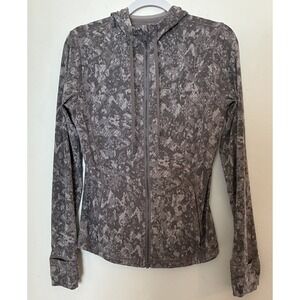 Lululemon Hooded Define Jacket Nulu Hideaway Camo Lunar Rock Multi Women's Sz 10